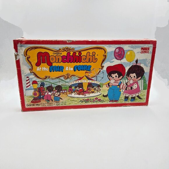 Monchhichi Board Game 1974 At The Fair Parker Brothers Vintage Complete Read - Picture 2 of 16